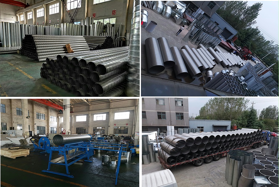 304不锈钢螺旋风管